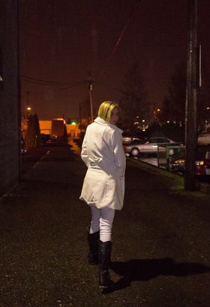 Brunette Katrina Jade reveals pussy and ass in extra hot outdoor solo